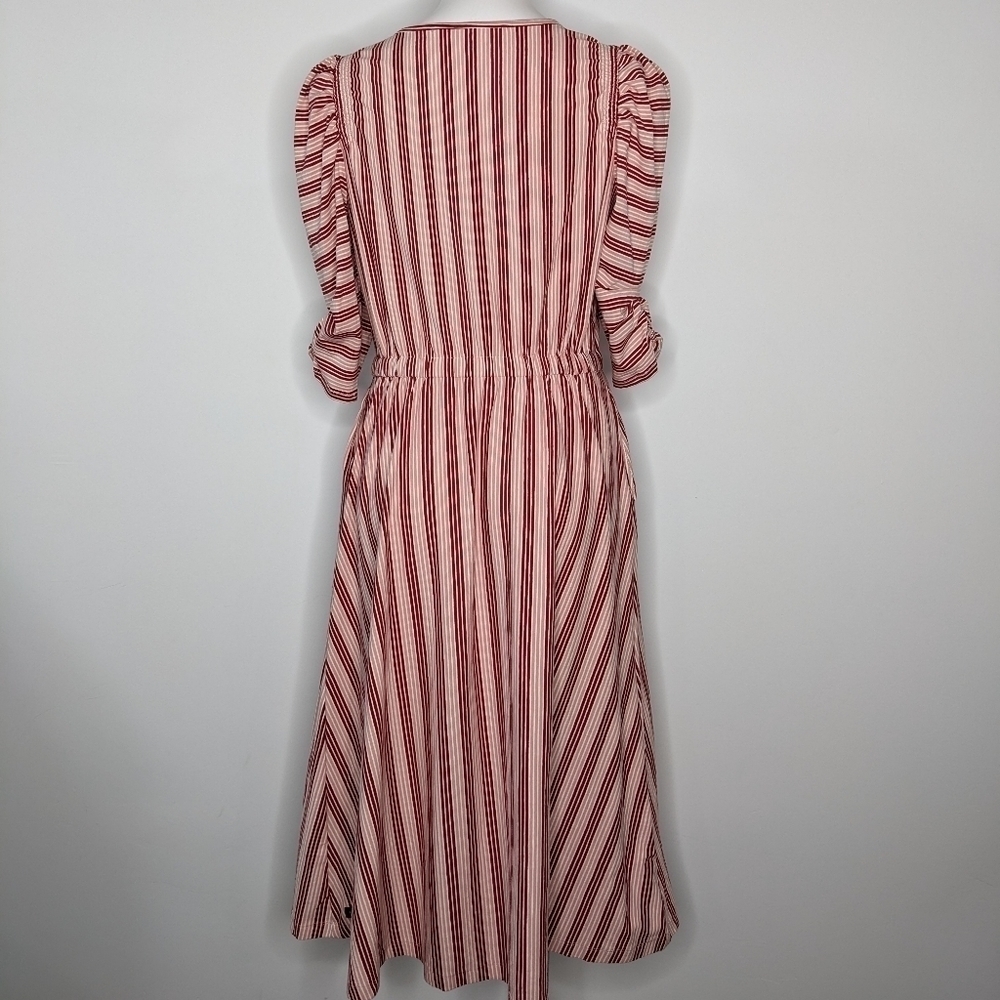 Matilda Jane McIntosh red pink striped dress S - Picture 7 of 11